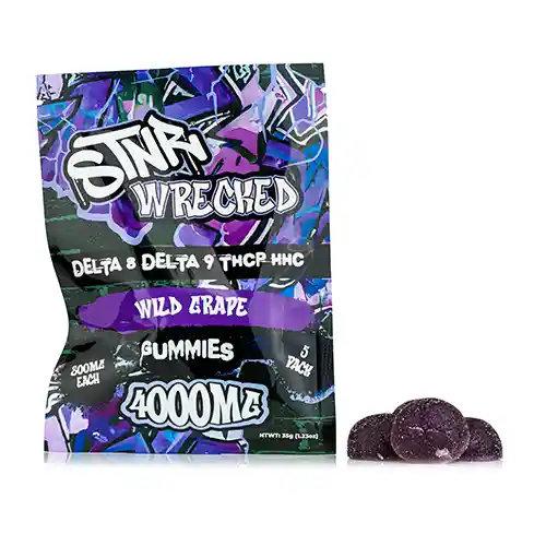 4000mg Wrecked Gummies - Wild Grape